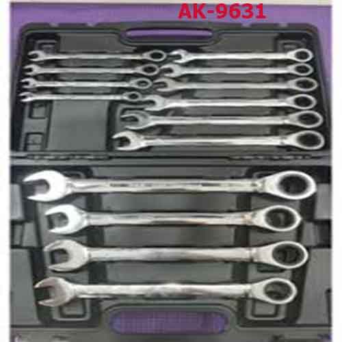  Bộ cờ lê vòng miệng xi bóng AK-9631