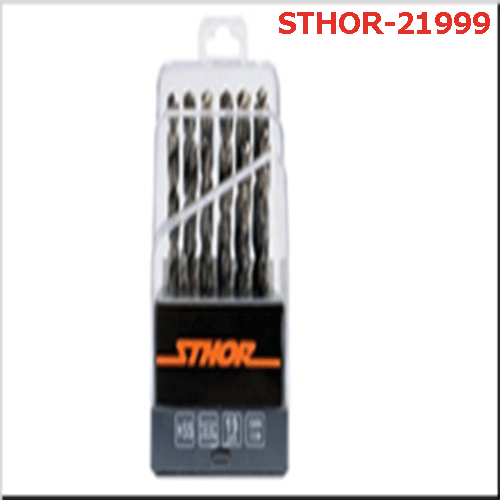 Bộ mũi khoan kim loại HSS 19 chi tiết STHOR-21999