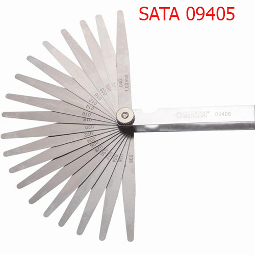 Bộ thước lá 23 chi tiết 0.02-1.00mm SATA 09405