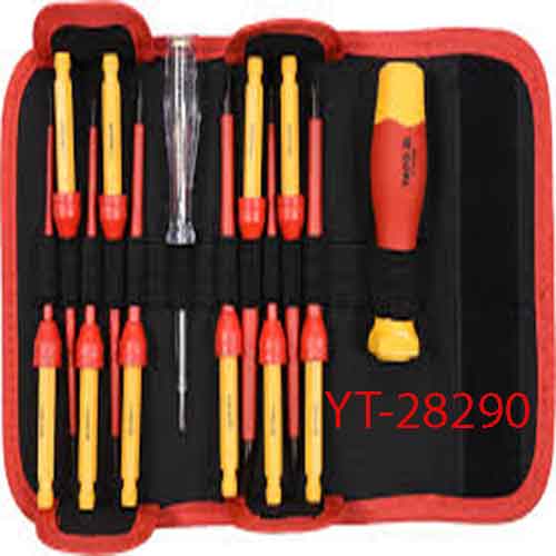 Bộ tuốc nơ vít cách điện 12 chi tiết YATO YT-28290