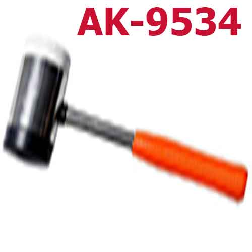 Búa 2 đầu cao su trắng đen AK-9534