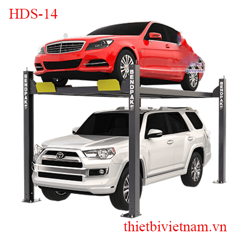 CẦU NÂNG 4 TRỤ ĐỖ XE THƯƠNG HIỆU MỸ BENDPAK HDS-14