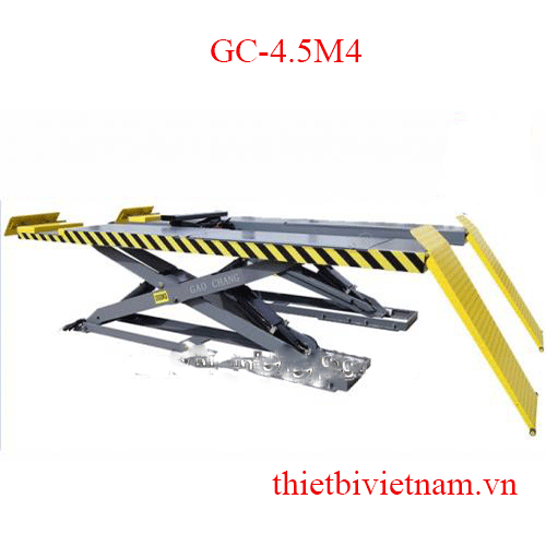 CẦU NÂNG CẮT KÉO NÂNG TOÀN XE CÓ VỊ TRÍ KIỂM TRA GÓC LÁI GAOCHANG GC-4.5M4