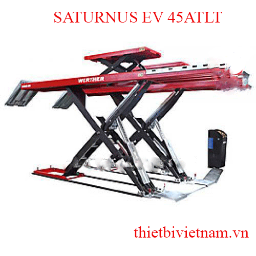 CẦU NÂNG CẮT KÉO NÂNG TOÀN XE KIỂU MẸ BỒNG CON DÙNG ĐỂ KIỂM TRA GÓC LÁI WETHER SATURNUS EV 45ATLT