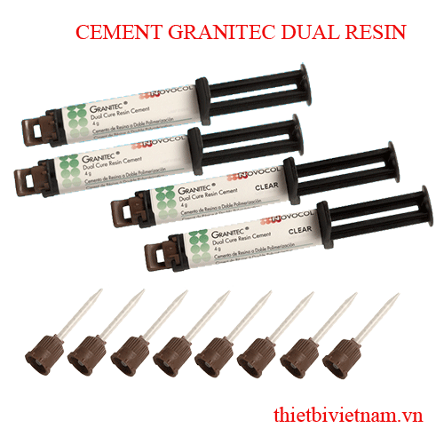 CEMENT GRANITEC DUAL RESIN - GẮN PHỤC HÌNH TOÀN SỨ, LƯỠNG TRÙNG HỢP