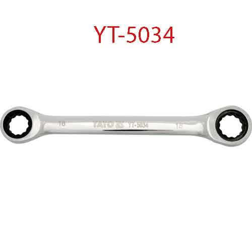 Cờ lê 2 đầu vòng tự động (bóng) hệ mét 16x18mm YATO YT-5034