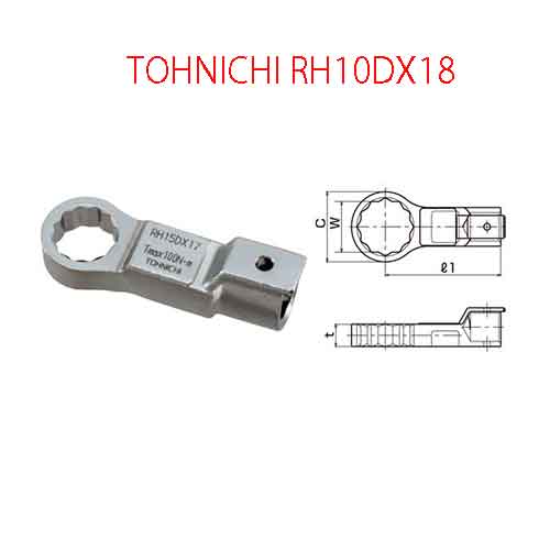 CỜ LÊ ĐẦU VÒNG TOHNICHI RH10DX18