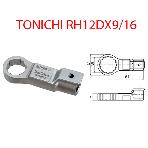 CỜ LÊ ĐẦU VÒNG TOHNICHI RH12DX9/16