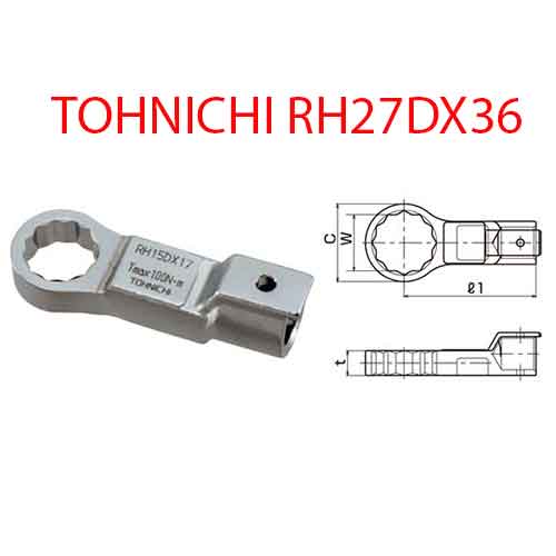 CỜ LÊ ĐẦU VÒNG TOHNICHI RH27DX36