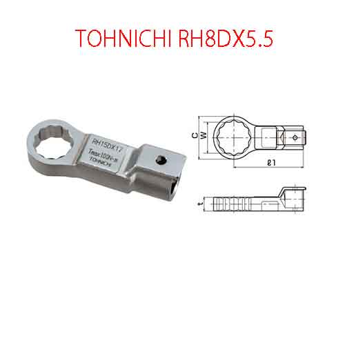 CỜ LÊ ĐẦU VÒNG TOHNICHI RH8DX5.5