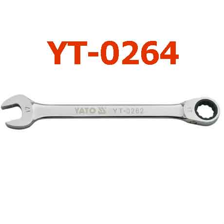 Cờ lê vòng miệng chống trượt tự động (mờ) 19mm YATO YT-0264