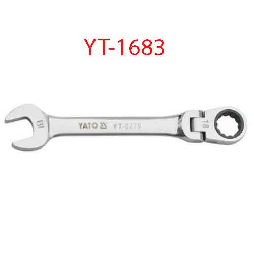 Cờ lê vòng miêng tự động lắc léo (mờ)17mm YATO YT-1683