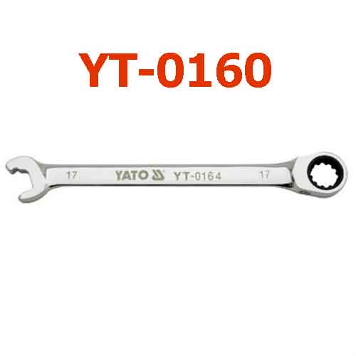 Cờ lê vòng miệng tự động - tháo nhanh (bóng)13mm YATO YT-0160