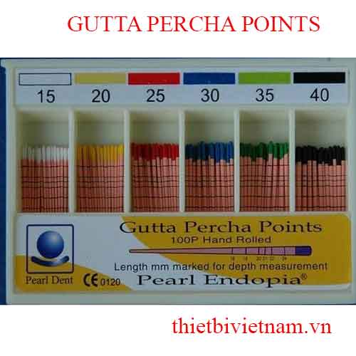 CÔN GUTTA PEARL ENDOPIA - GUTTA PERCHA POINTS