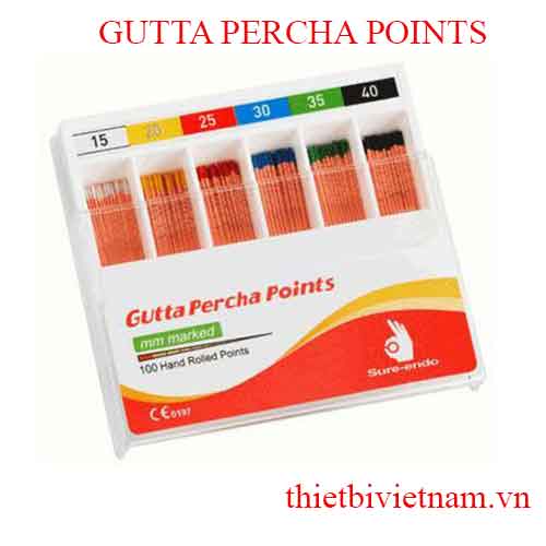CÔN GUTTA SURE-ENDO - GUTTA PERCHA POINTS