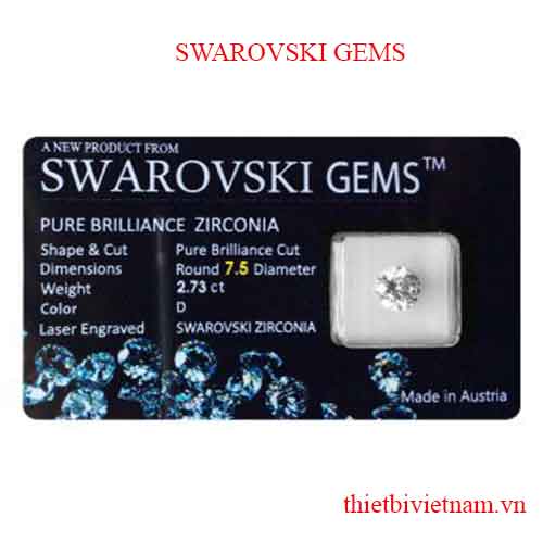 ĐÁ KIM CƯƠNG GẮN RĂNG SWAROVSKI GEMS