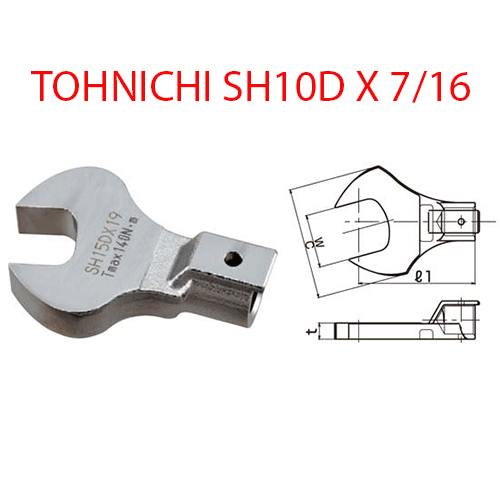 Đầu mở cờ lê TOHNICHI SH10D X 7/16