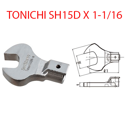 Đầu mở cờ lê TOHNICHI SH15D X 1-1/16