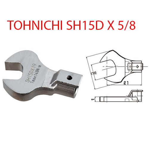 Đầu mở cờ lê TOHNICHI SH15D X 5/8