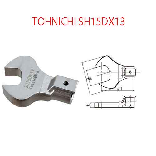 Đầu mở cờ lê TOHNICHI SH15DX13