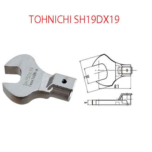 Đầu mở cờ lê TOHNICHI SH19DX19