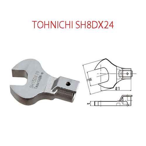Đầu mở cờ lê TOHNICHI SH8DX24