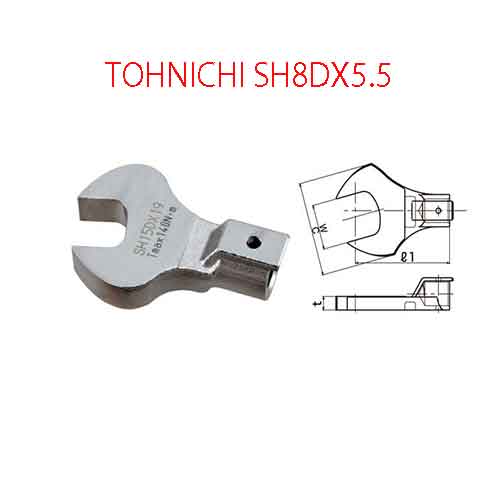 Đầu mở cờ lê TOHNICHI SH8DX6