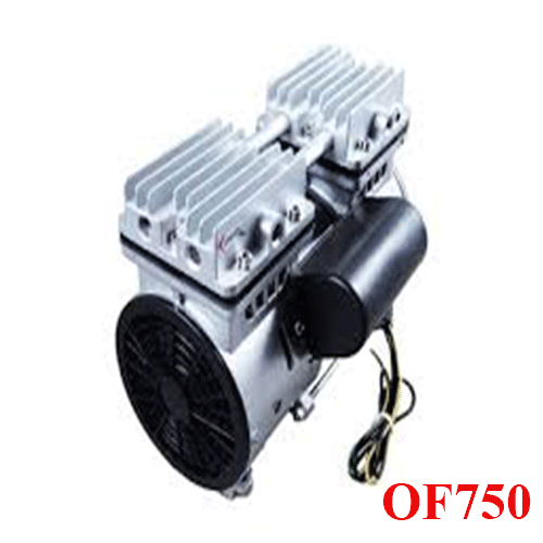 Đầu nén khí không dầu giảm âm OF750