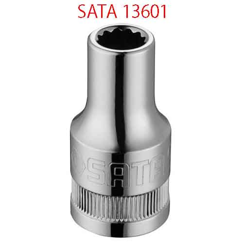 Đầu tuýp 12 cạnh 1/2 inch cỡ 10mm SATA 13601