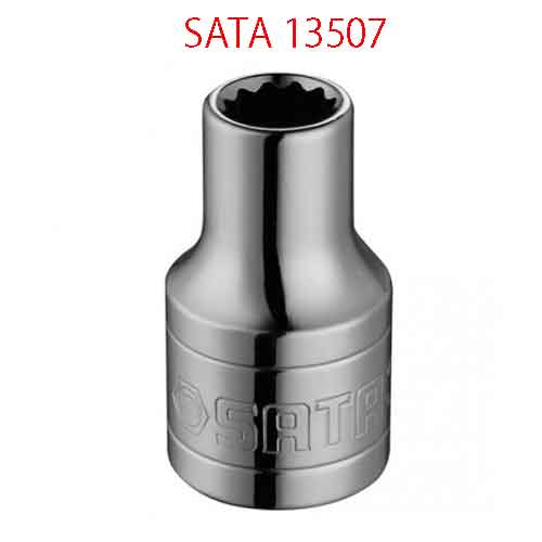 Đầu tuýp 12 cạnh 1/2 inch cỡ 11/16 inch SATA 13507