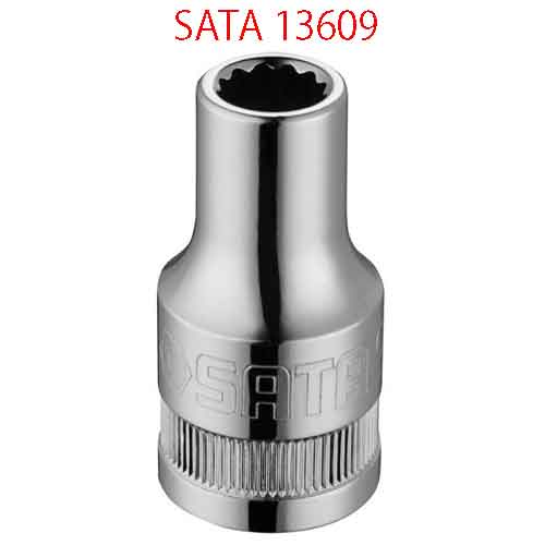 Đầu tuýp 12 cạnh 1/2 inch cỡ 18mm SATA 13609