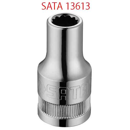 Đầu tuýp 12 cạnh 1/2 inch cỡ 22mm SATA 13613