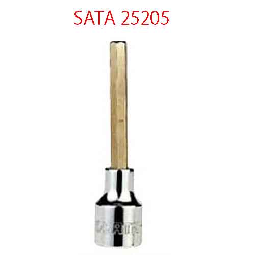 Đầu tuýp 1/2 inch loại dài mũi lục giác 8mm SATA 25205