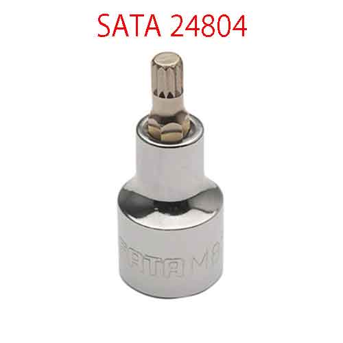 Đầu tuýp 1/2 inch mũi 10 cánh m10 SATA 24804