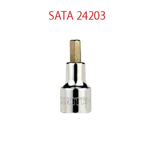 Đầu tuýp 1/2 inch mũi lục giác 6mm SATA 24203