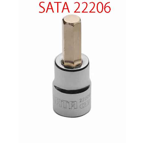 Đầu tuýp 3/8 inch mũi lục giác 8mm SATA 22206