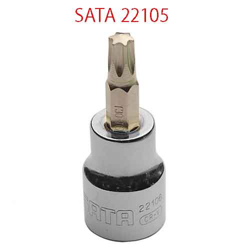 Đầu tuýp 3/8 inch mũi sao t27 SATA 22105