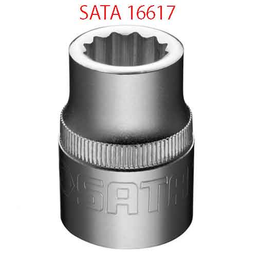 Đầu tuýp dài 12 cạnh 3/4 inch cỡ 36mm SATA 16617