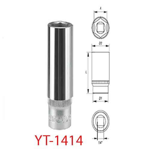 Đầu tuýp loại dài 4,5mm 1/4