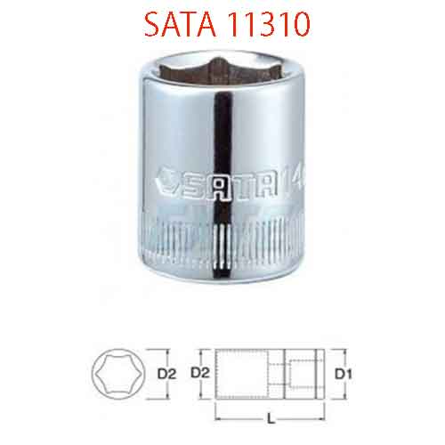 Đầu tuýp lục giác 1/4