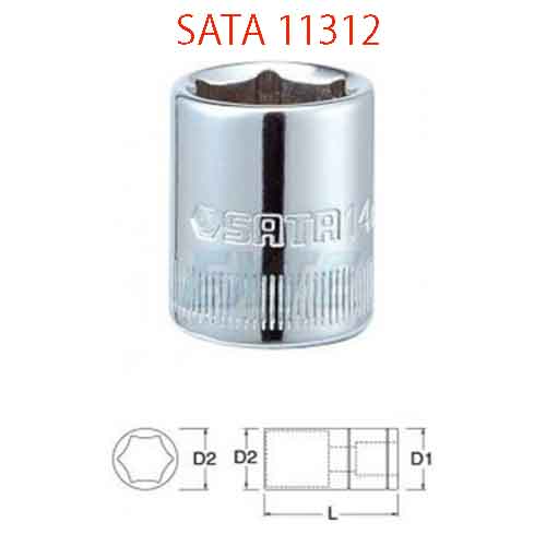 Đầu tuýp lục giác 1/4