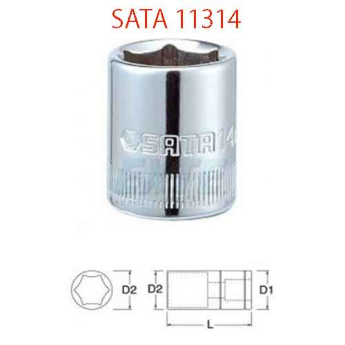 Đầu tuýp lục giác 1/4