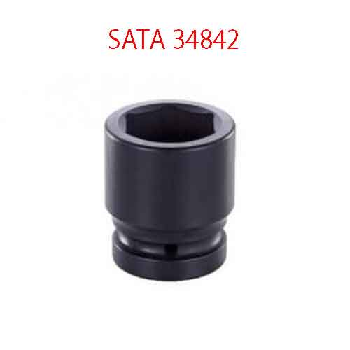 Đầu tuýp lục giác đen 1 inch cỡ 54mm SATA 34842