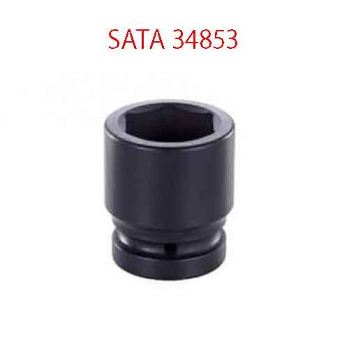Đầu tuýp lục giác đen 1 inch cỡ 69mm SATA 34853