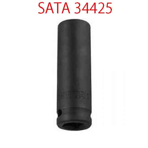 Đầu tuýp lục giác đen 1/2 inch loại dài cỡ 32mm SATA 34425