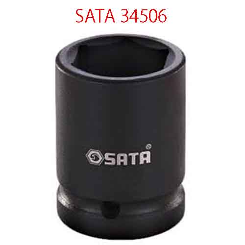 Đầu tuýp lục giác đen 3/4 inch cỡ 18mm SATA 34506
