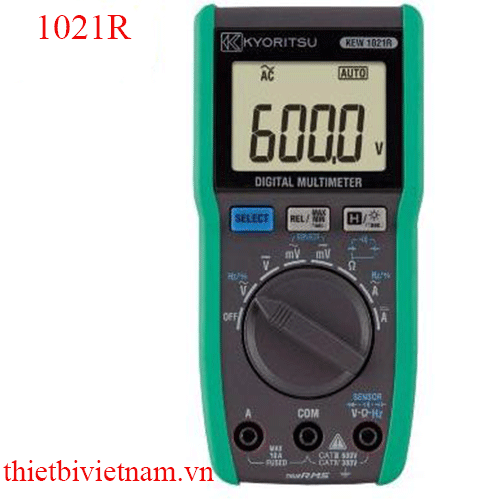 Đồng hồ vạn năng Kyoritsu 1021R (6.000 / 60.00 / 600.0V)
