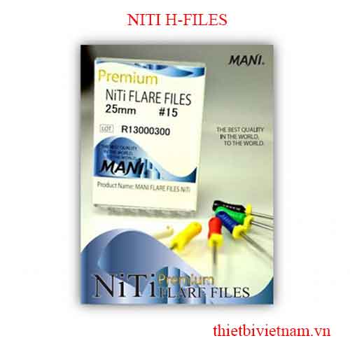 DŨA TAY DẺO NITI H-FILES MANI
