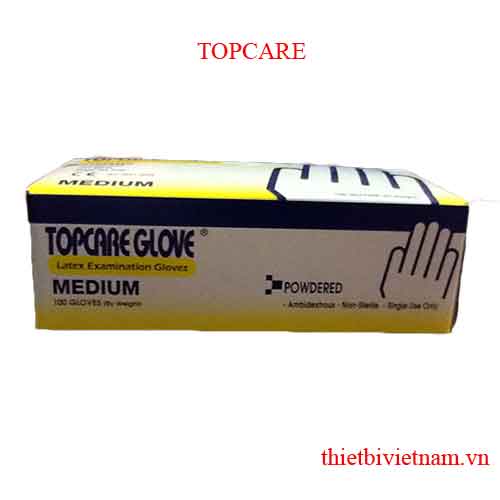 GĂNG TAY Y TẾ CÓ BỘT TOPCARE