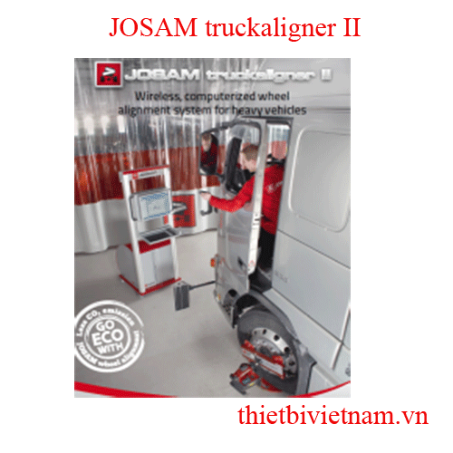 Hệ thống cân chỉnh góc đặt bánh xe kết nối máy tính Josam JOSAM truckaligner II